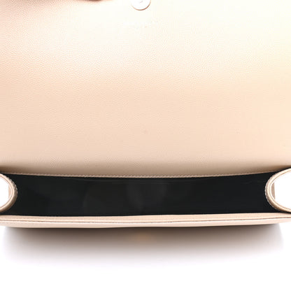 Saint Laurent Grain De Poudre Classic Monogram Cassandre Clutch Nude 5 of 8