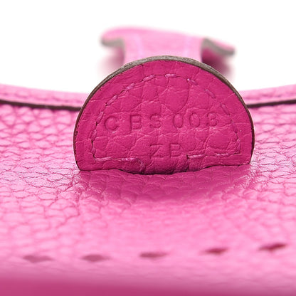 Hermes Taurillon Clemence Evelyne TPM Magnolia 7 of 9