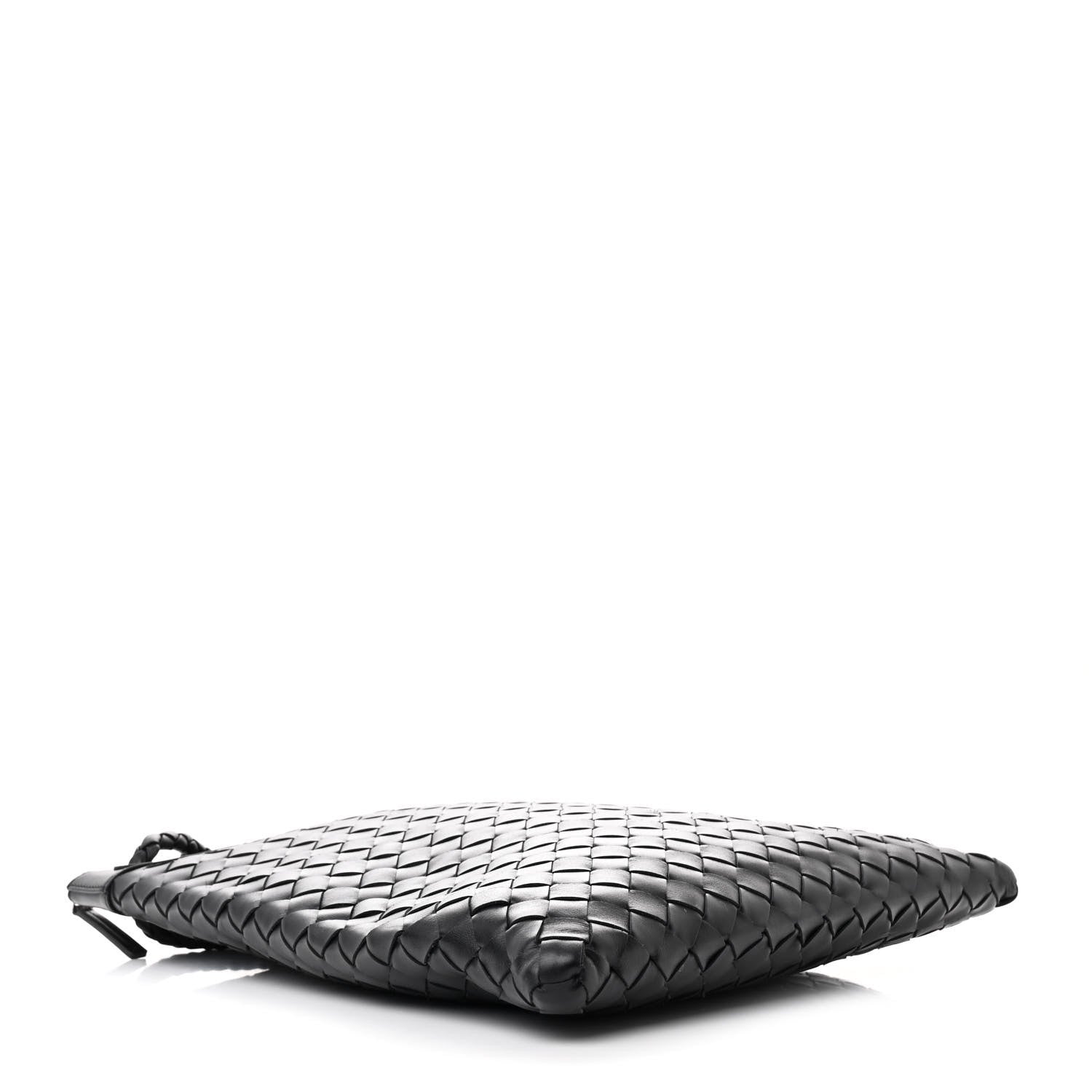 Bottega Veneta Nappa Intrecciato Andiamo Flat Messenger Black 4 of 10