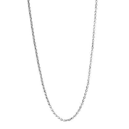David Yurman Sterling Silver Cable Link Necklace 36 1 of 7