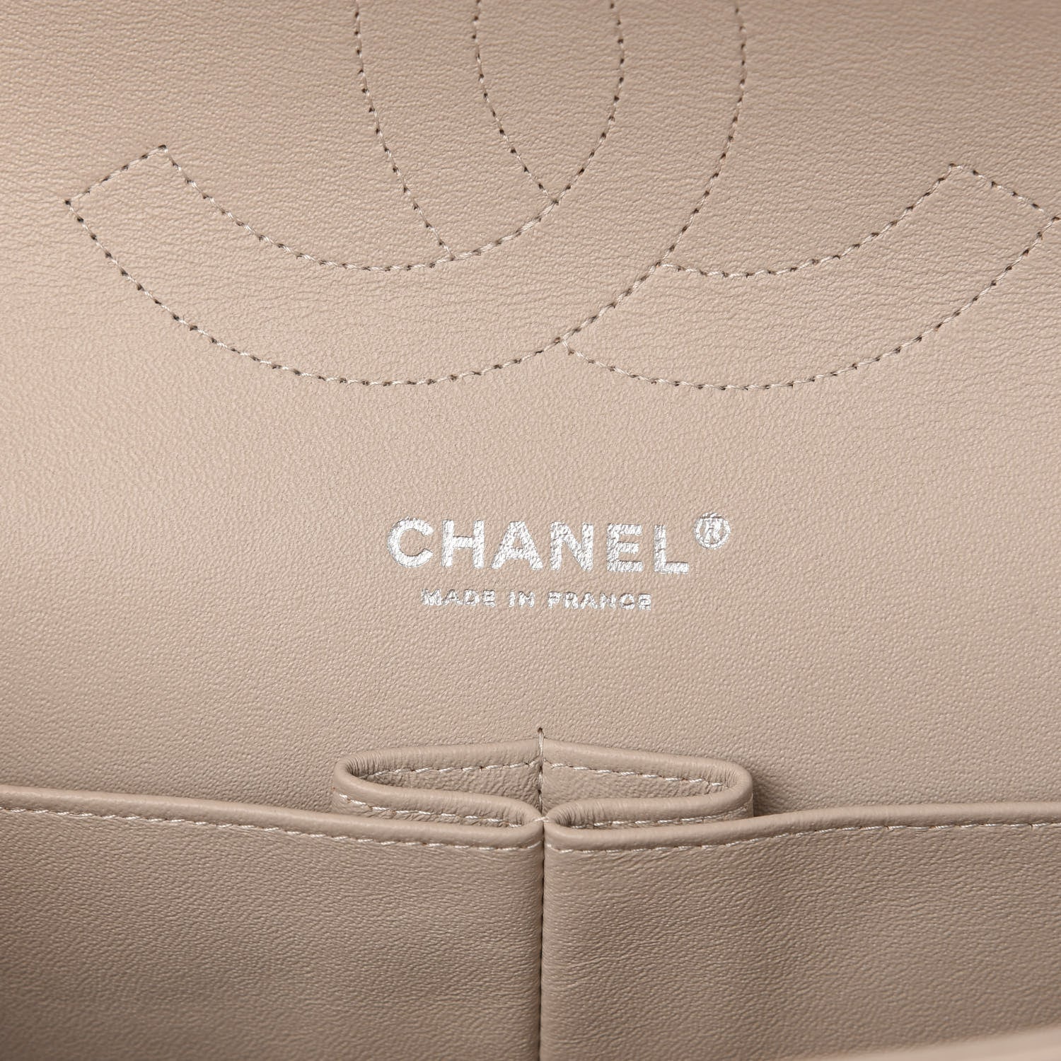 Chanel Lambskin Quilted Jumbo Double Flap Light Beige 6 of 11