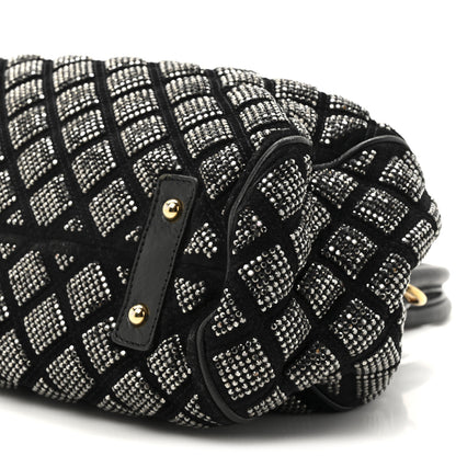 Marc Jacobs Suede Crystal Quilted Stam Black 8 of 11