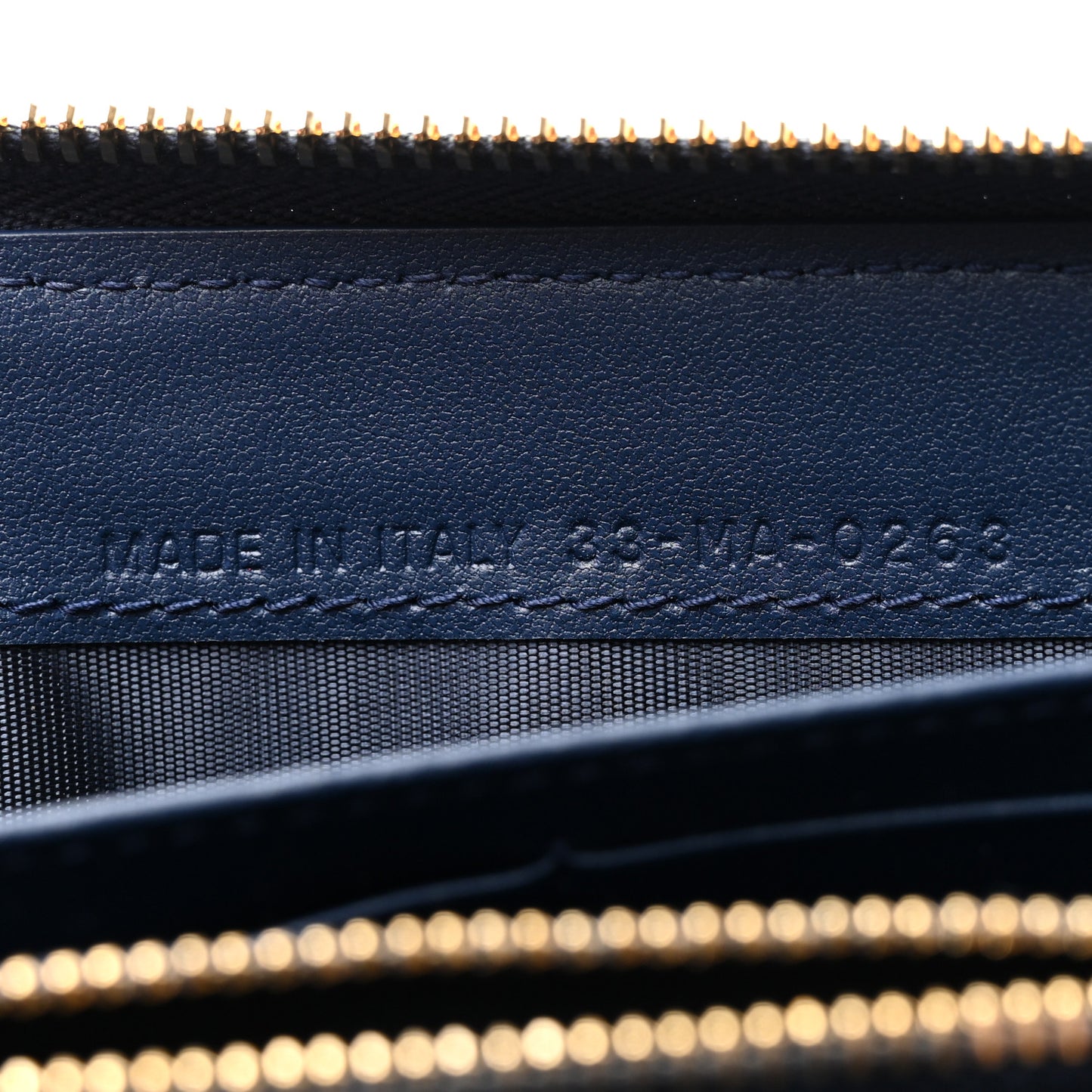 Lambskin Cannage Lady Dior Zip Wallet Ocean Blue