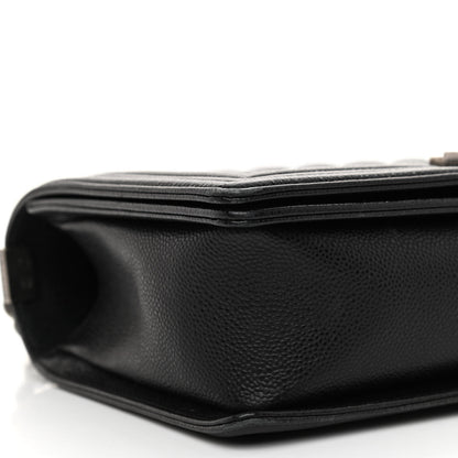 Chanel Caviar Quilted New Medium Boy Flap Black 9 of 12