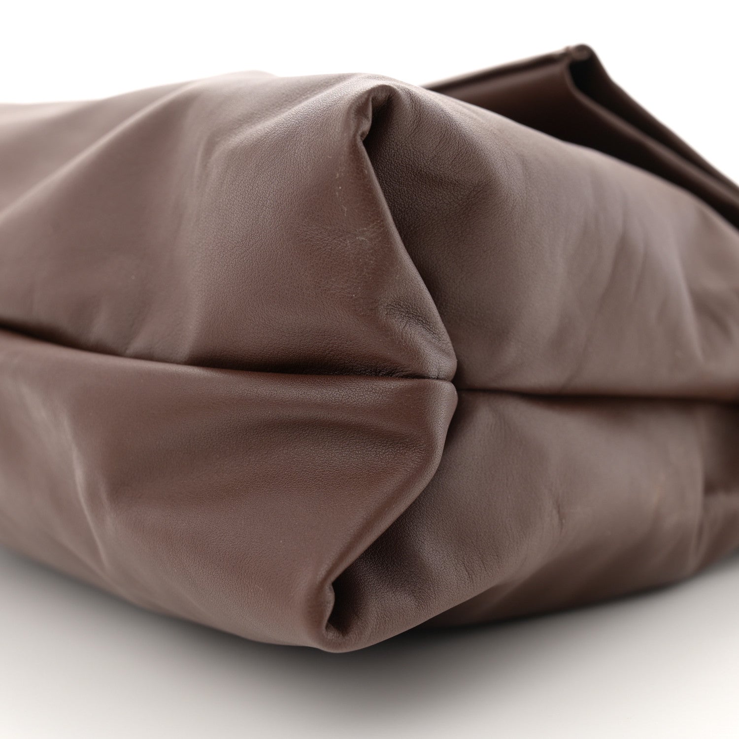 The Row Calfskin Large Glove Bag Chocolate 9 of 10