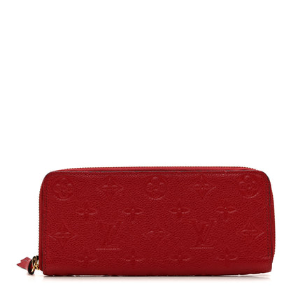 Louis Vuitton Empreinte Clemence Wallet Cherry 1 of 6