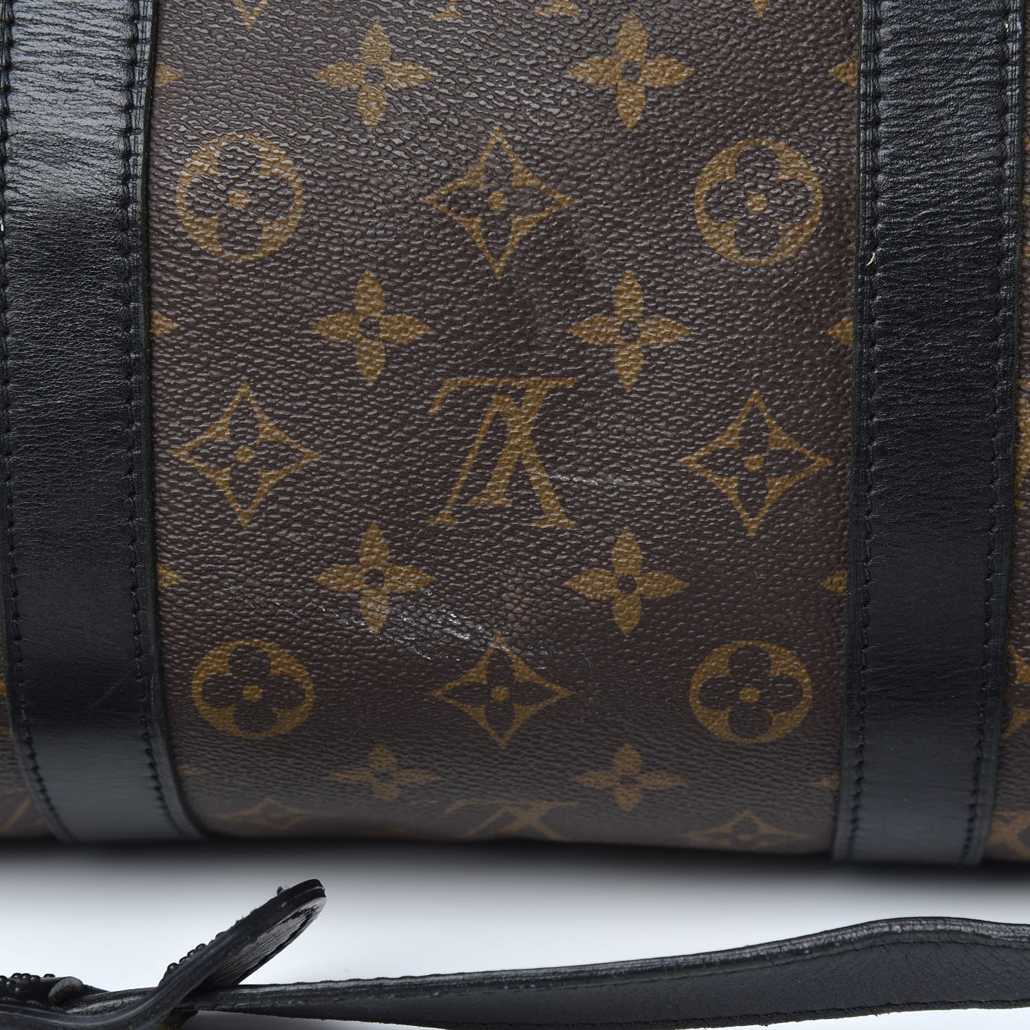 Louis Vuitton Monogram Macassar Keepall Bandouliere 55 13 of 14