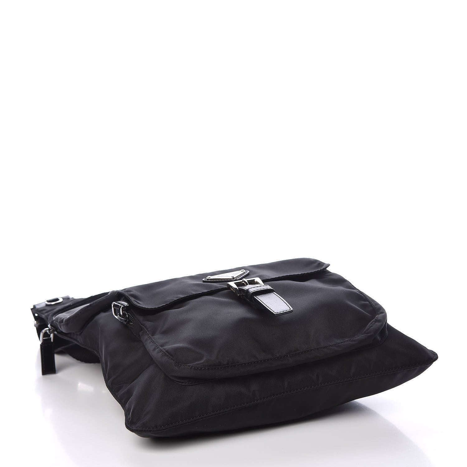 Prada Nylon Vela Sling Messenger Bag Black 4 of 9