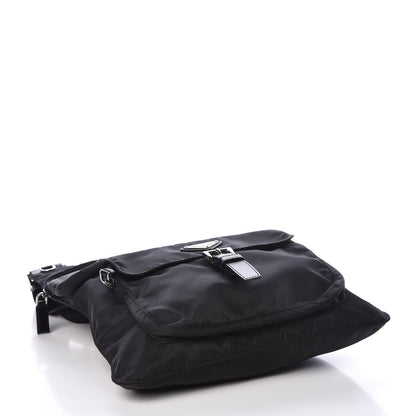 Prada Nylon Vela Sling Messenger Bag Black 4 of 9
