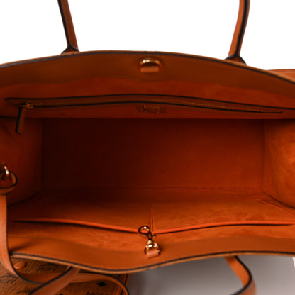 MCM Visetos Large Munchen Tote Cognac 4 of 7