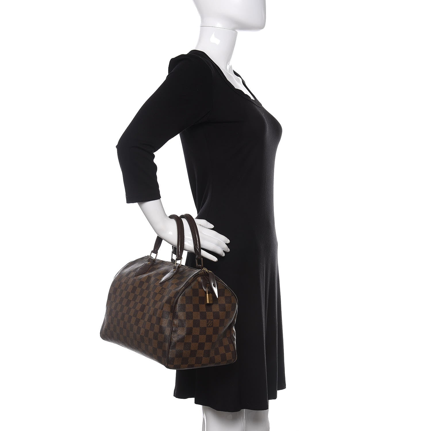 Louis Vuitton Damier Ebene Speedy 30 2 of 11