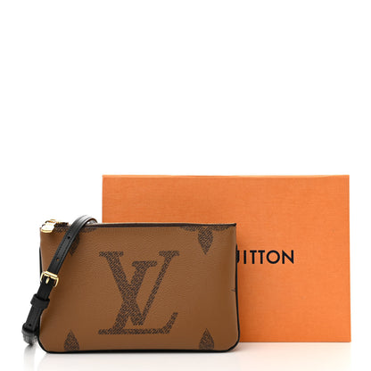 Louis Vuitton Reverse Monogram Giant Double Zip Pochette 10 of 10