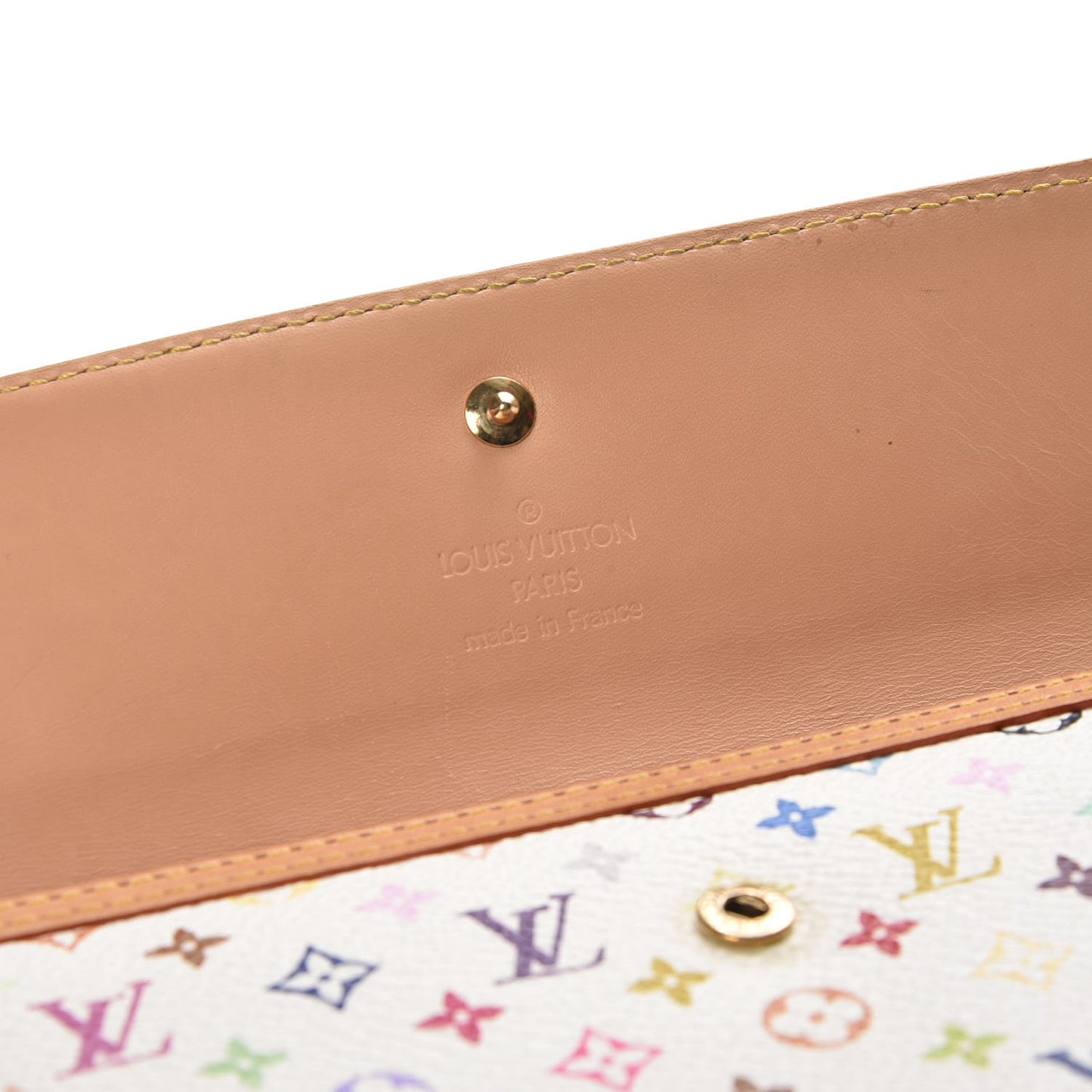 Monogram Multicolor Porte Tresor International Wallet White