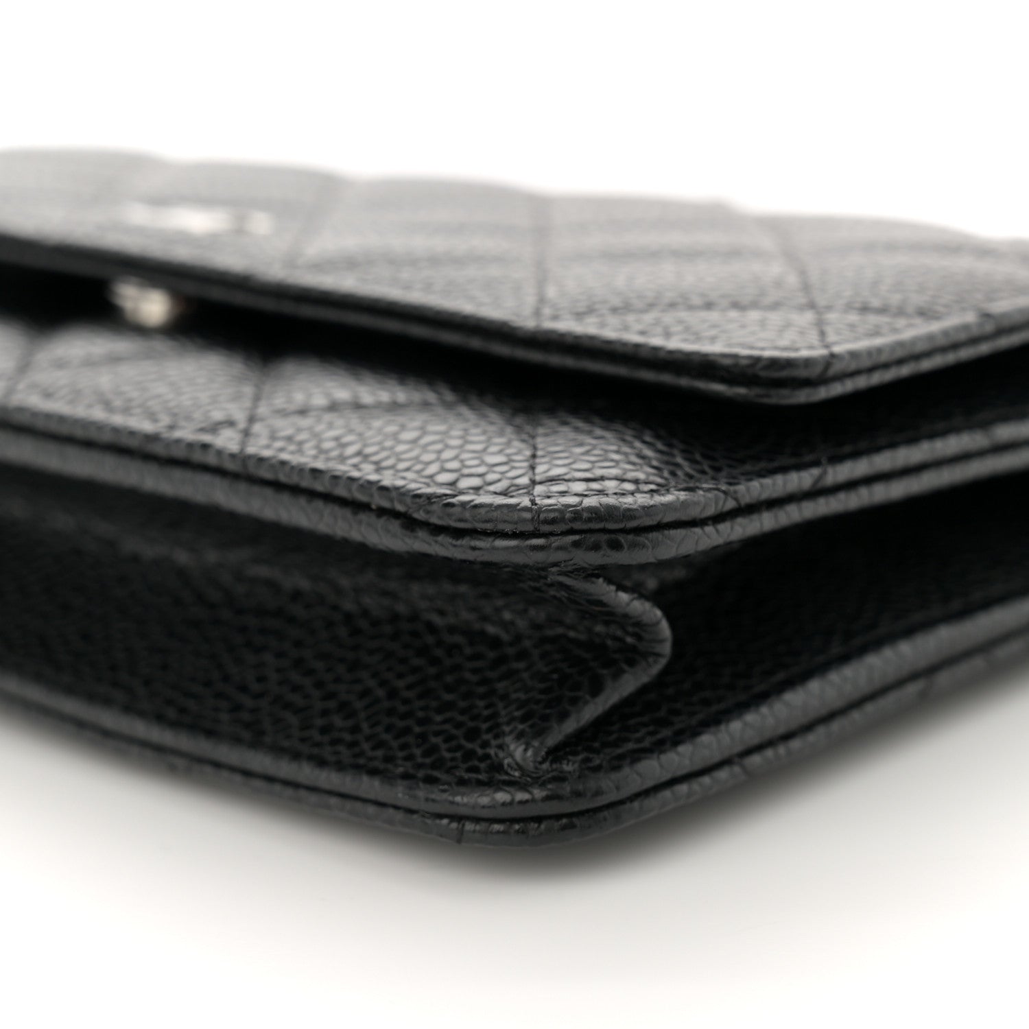 Chanel Caviar Quilted Wallet on Chain WOC Black 10 of 11