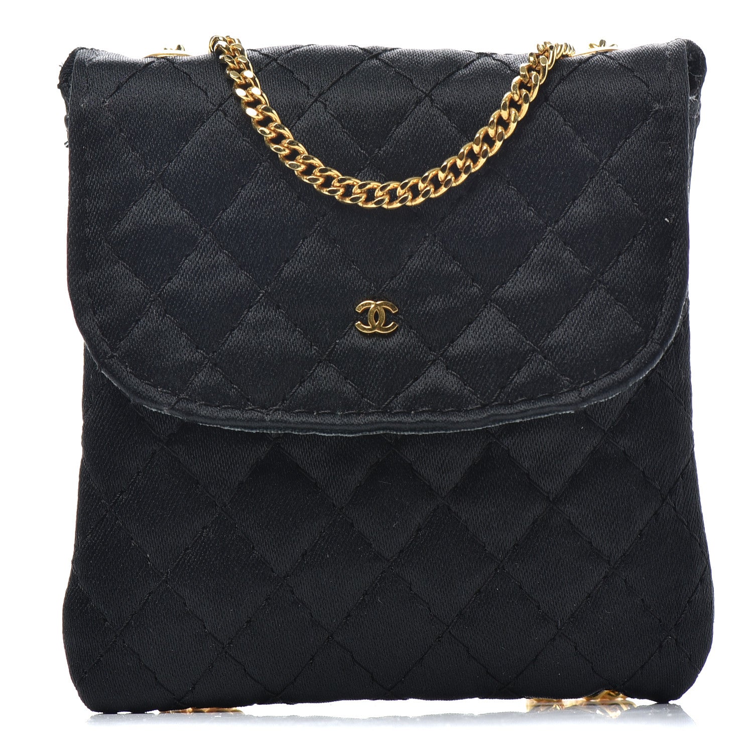 Chanel Canvas Quilted Bag Black 1 of 6