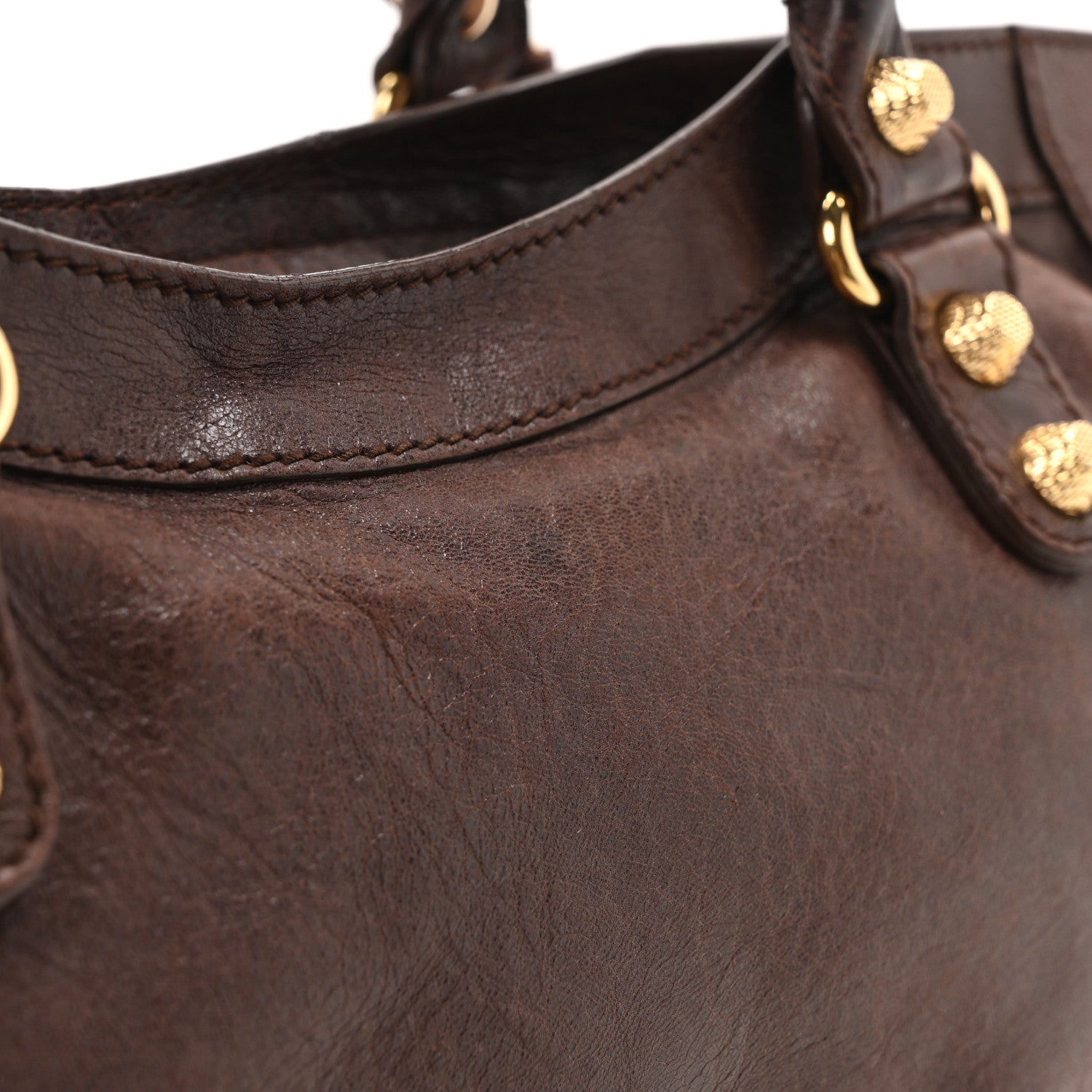 Balenciaga Agneau Classic Hardware City Cigare Fonce 12 of 12