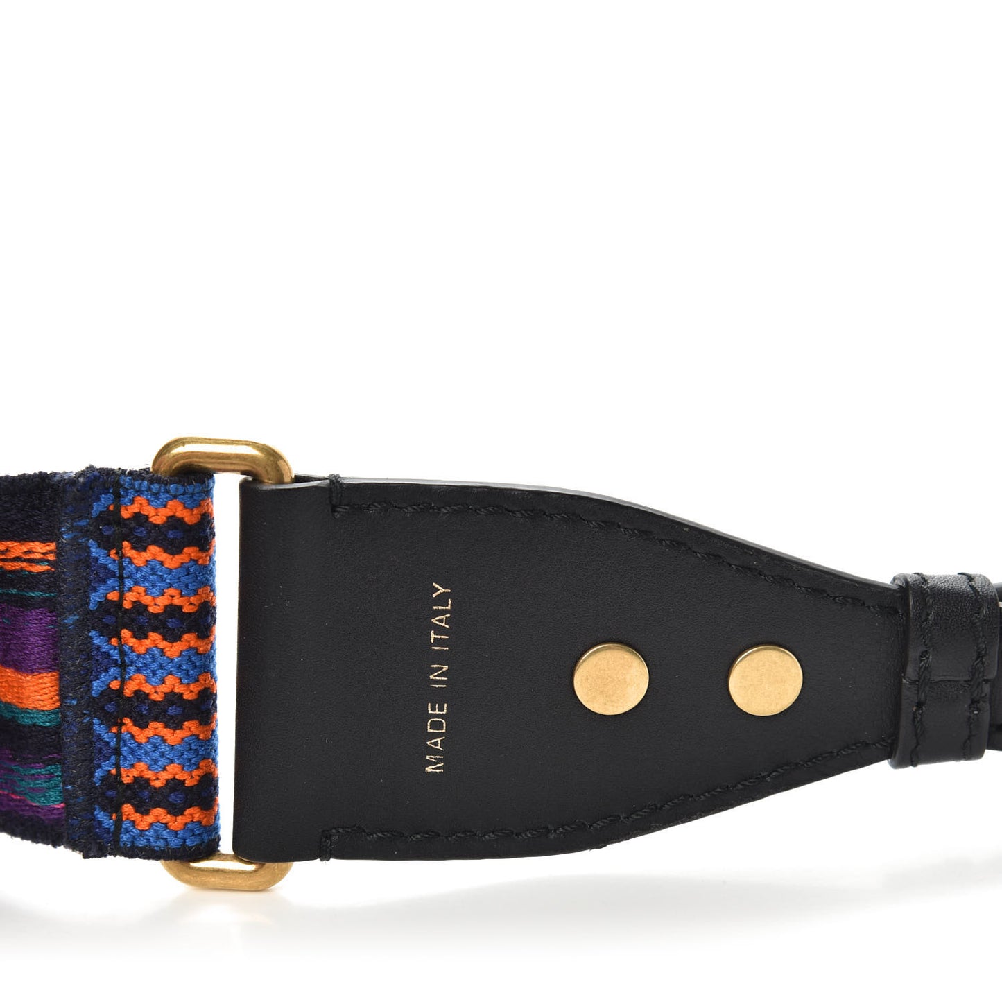 Canvas Embroidered Studded Mexico Shoulder Strap Multicolor