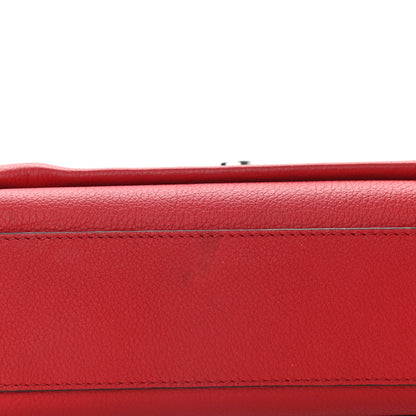 Louis Vuitton Soft Calfskin Mylockme Chain Bag BB Rubis 9 of 9