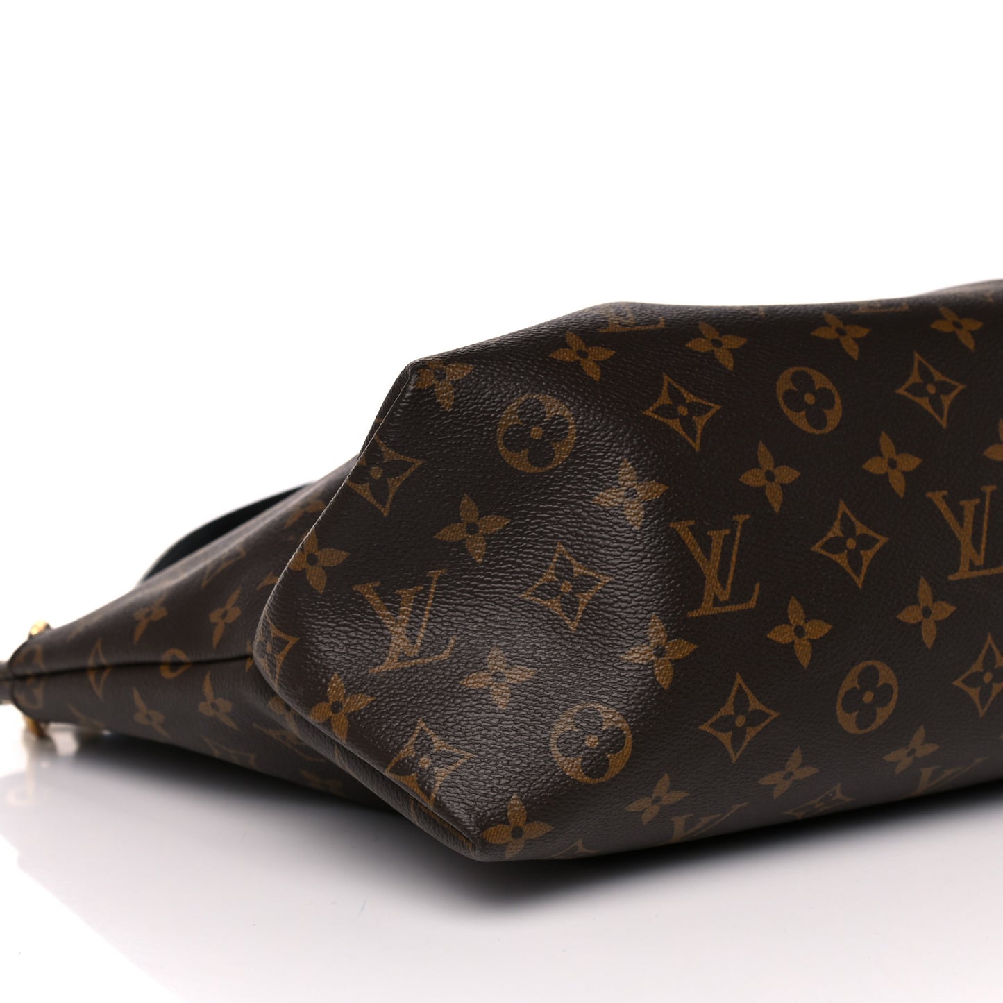 Monogram Flower Zipped Tote MM Black