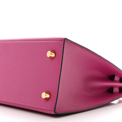 Hermes Epsom Kelly Sellier 25 Rose Pourpre 10 of 14