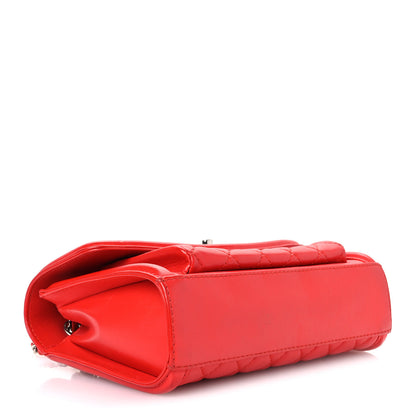 Chanel Lambskin Quilted Small Geometric Flap Red 4 of 12