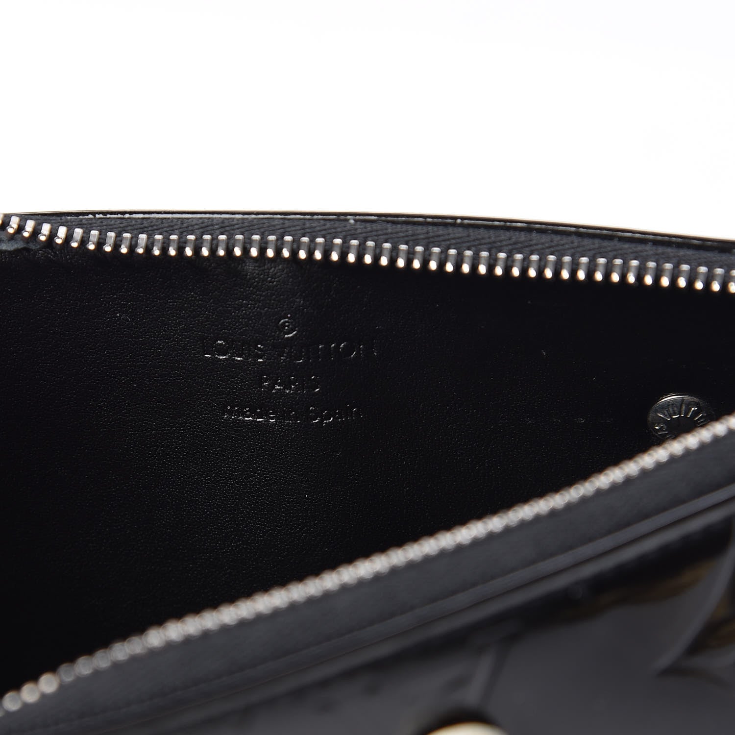 Louis Vuitton Vernis Lexington Fleurs Pochette Black 6 of 14