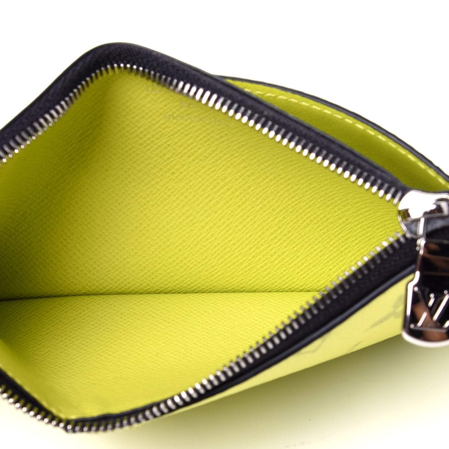 Monogram Taiga Coin Card Holder Yellow