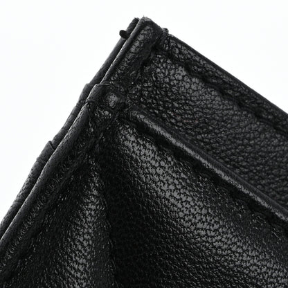 Chanel Lambskin Quilted Chanel 19 Card Holder Black 9 of 10