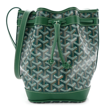 Goyard Goyardine Petit Flot Bucket Bag PM Green 1 of 9