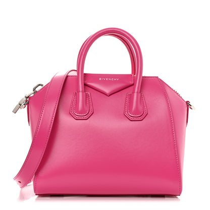 Givenchy Shiny Lord Calfskin Mini Antigona Neon Pink 1 of 10