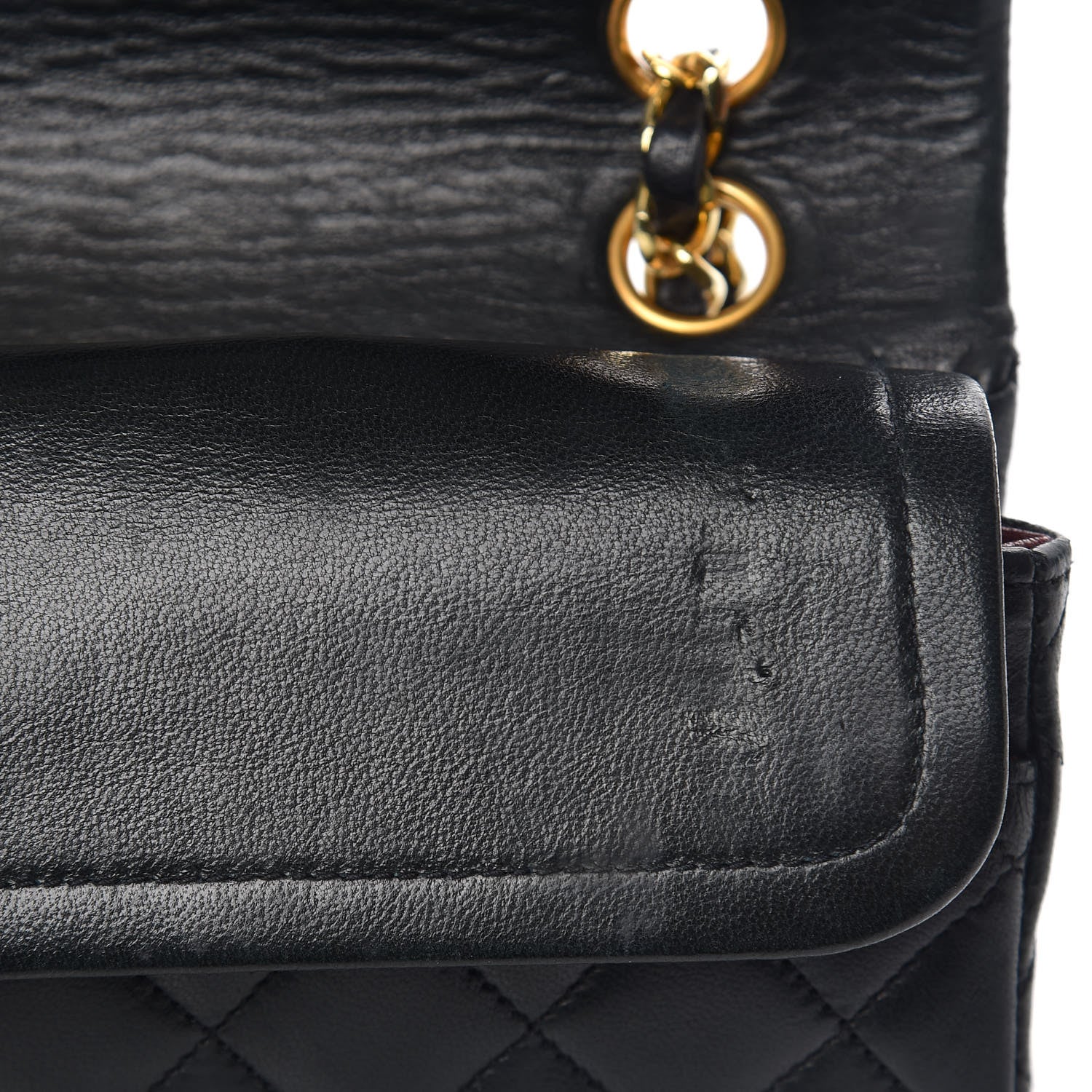 Chanel Lambskin Quilted Small Double Flap Black 12 of 17