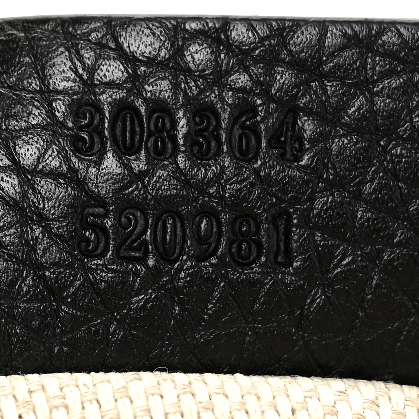 Pebbled Calfskin Small Soho Disco Bag Black