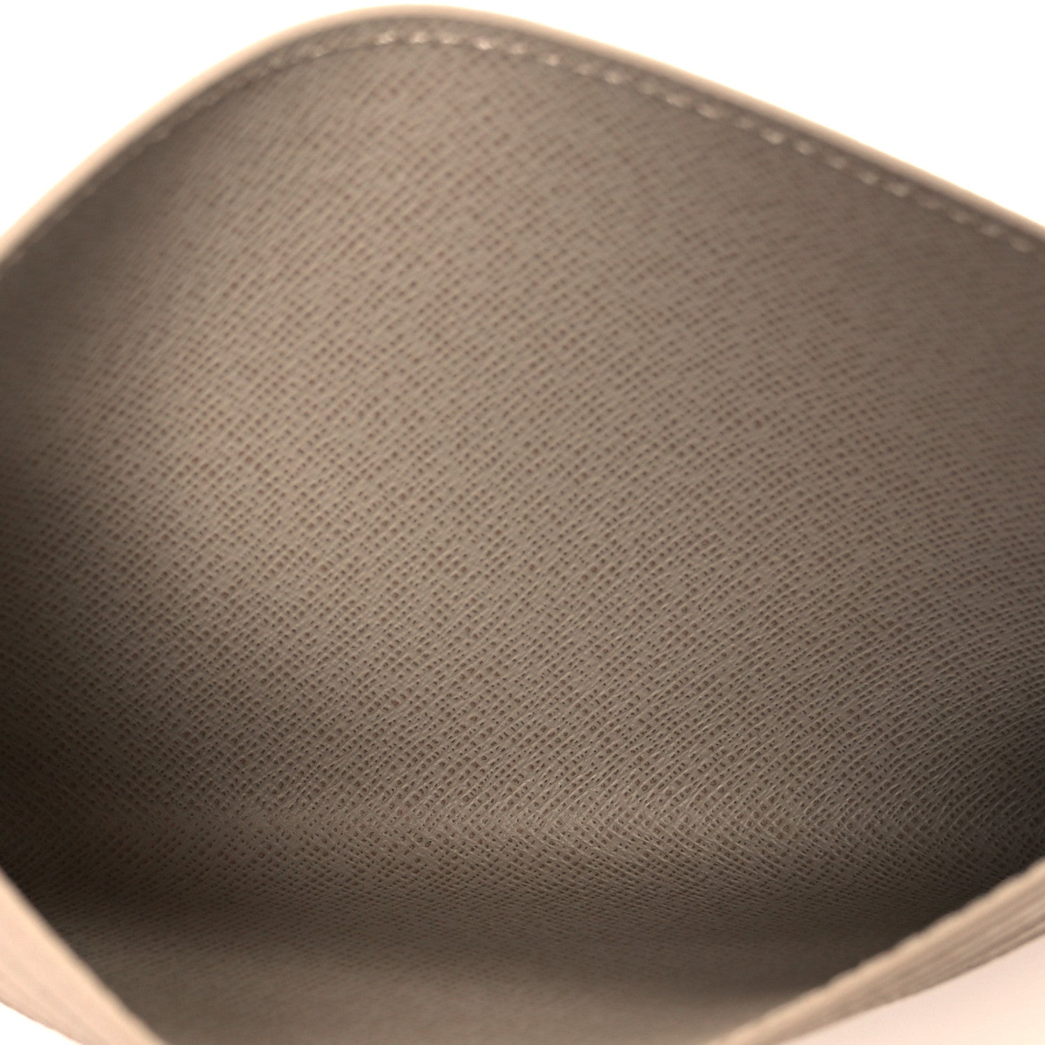 Louis Vuitton Calfskin Felicie Chain Wallet Card Holder Insert Tourterelle 5 of 7