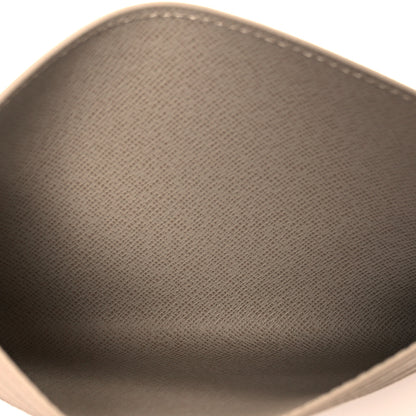 Louis Vuitton Calfskin Felicie Chain Wallet Card Holder Insert Tourterelle 5 of 7