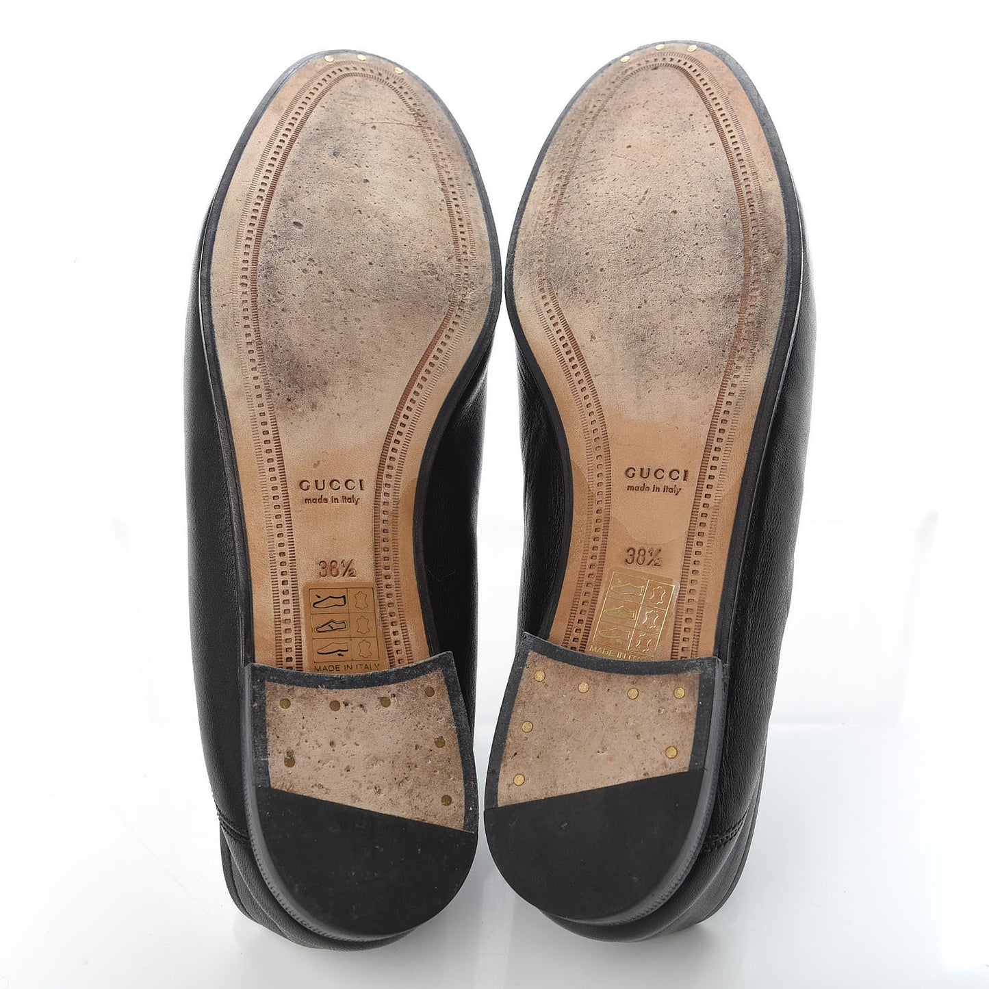 Lambskin Womens Brixton Horsebit Loafers 38.5 Black