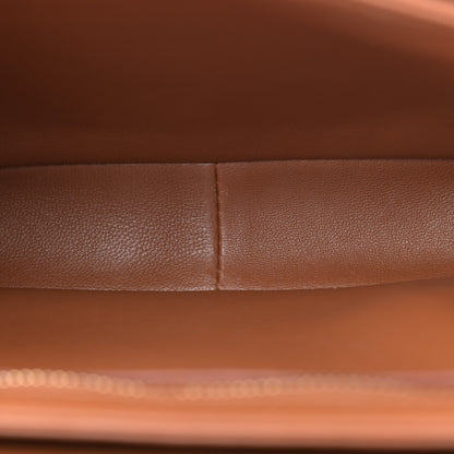 Celine Textile Natural Calfskin Teen Triomphe White Tan 5 of 12