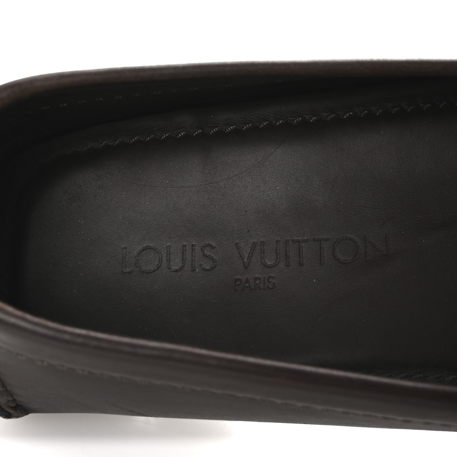Louis Vuitton Calfskin Mens Monte Carlo Shoe Moccasin Loafers 11 Brown 8 of 8