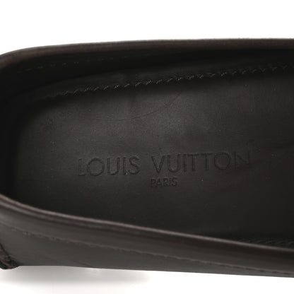 Louis Vuitton Calfskin Mens Monte Carlo Shoe Moccasin Loafers 11 Brown 8 of 8