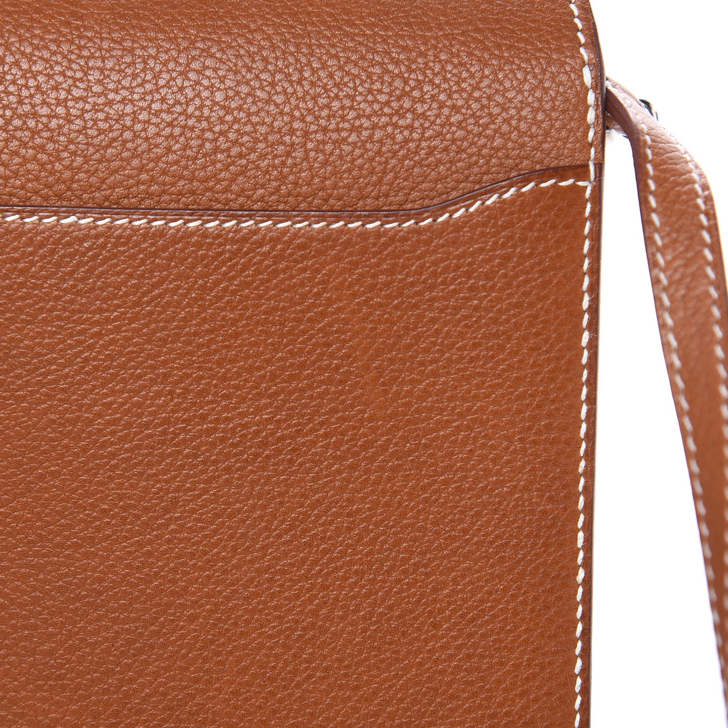 Hermes Barenia Faubourg Mini Sac Roulis Fauve 12 of 14