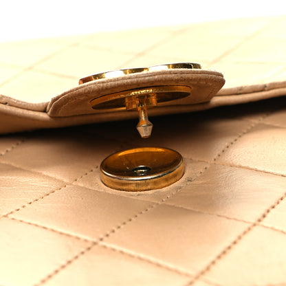 Chanel Lambskin Quilted Small Single Flap Beige Clair 13 of 14