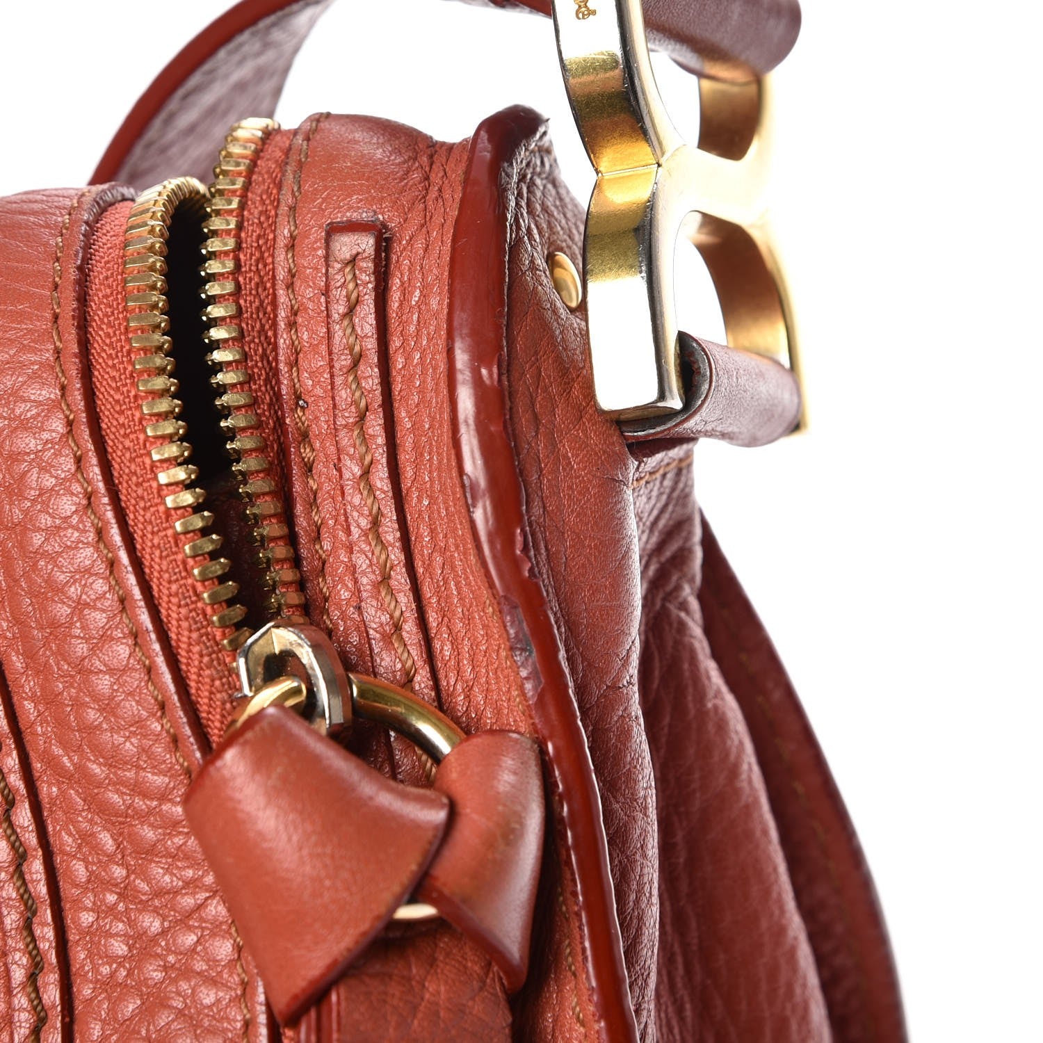 Chloe Calfskin Medium Marcie Crossbody Bag Maple Leaf 14 of 14