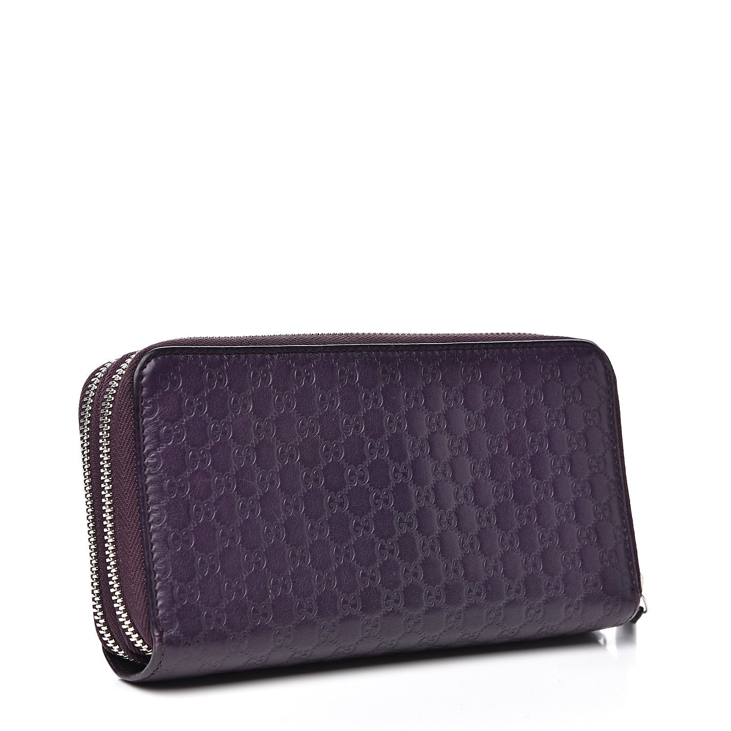 Gucci Microguccissima Zip Around Wallet Purple 2 of 13