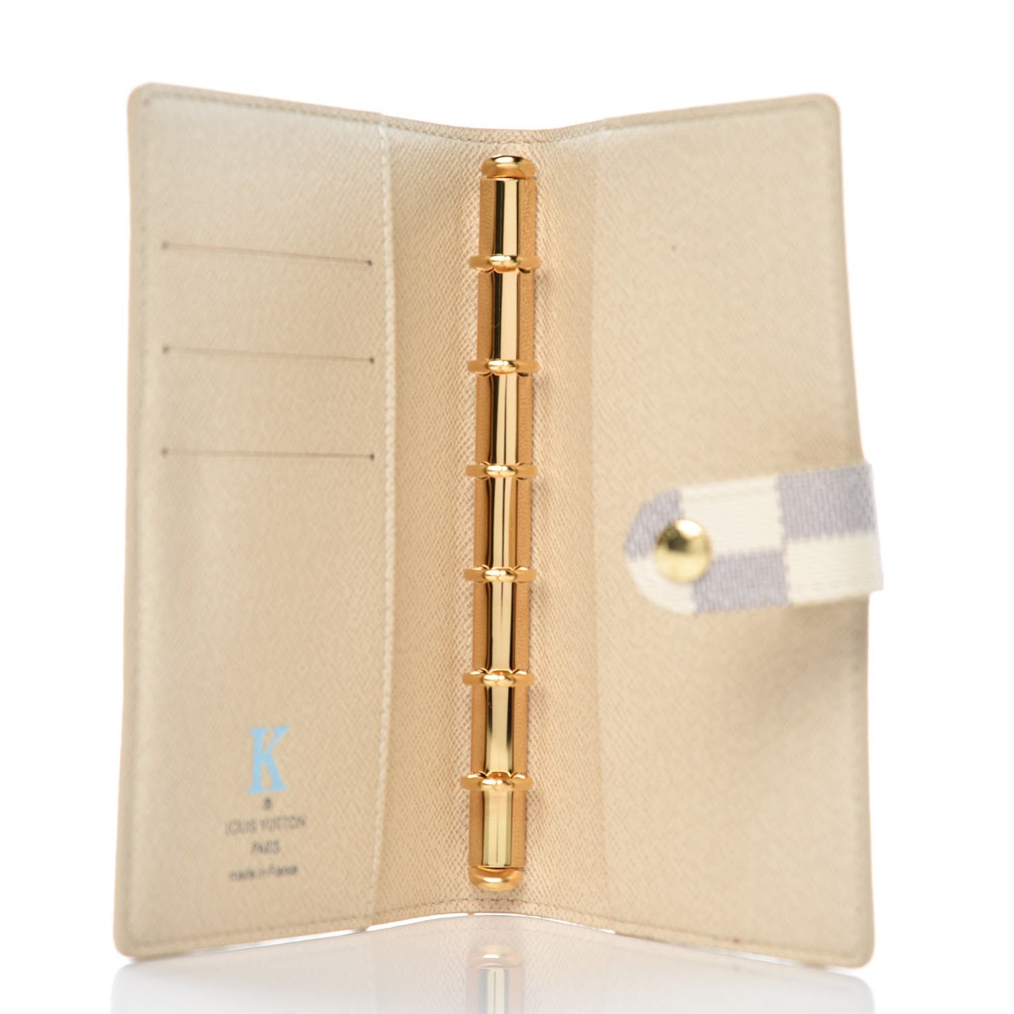 Damier Azur Small Ring Agenda Cover