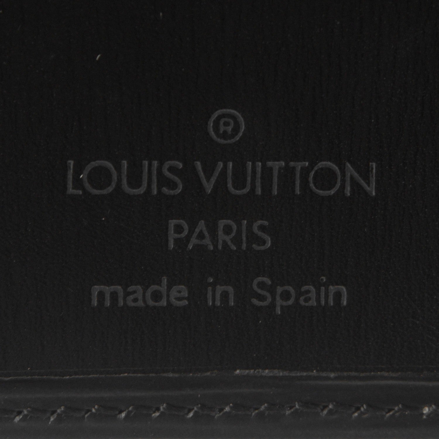 Louis Vuitton Epi Checkbook Card Holder Black 6 of 7