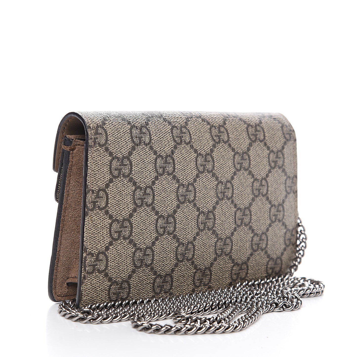 GG Supreme Monogram Super Mini Dionysus Shoulder Bag Taupe
