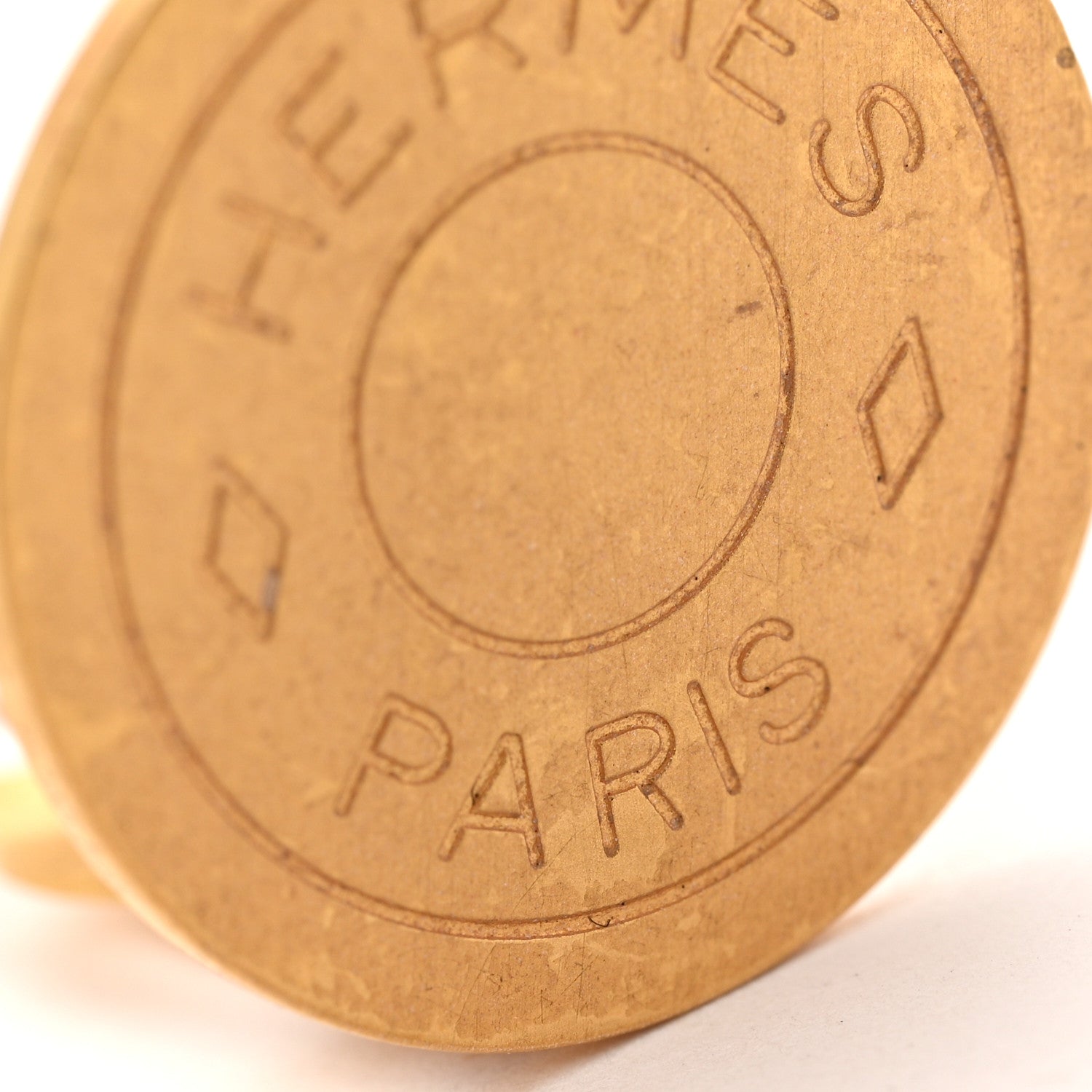 Hermes Clou De Selle Clip On Earrings Gold 5 of 5