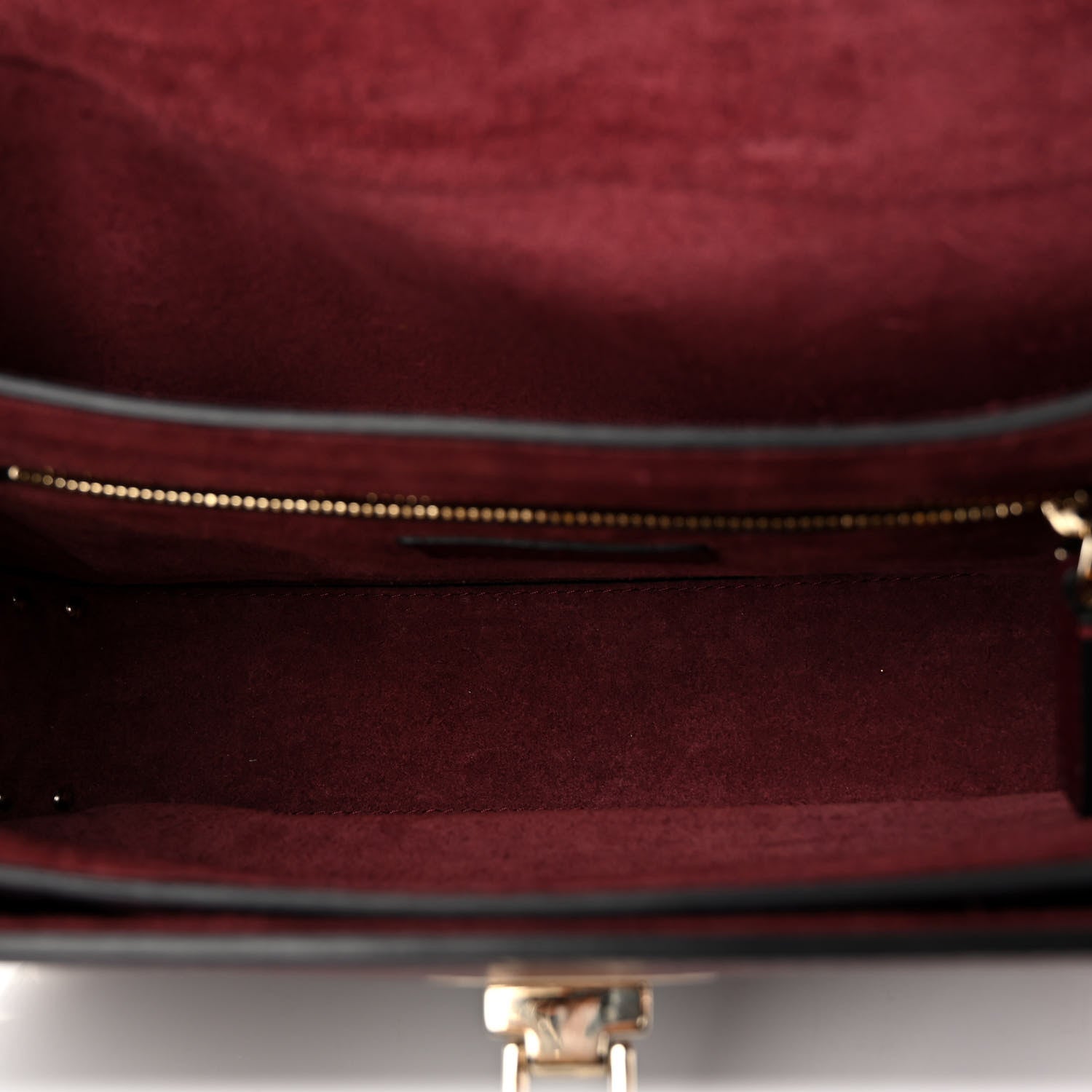 Valentino Garavani Pebbled Calfskin Medium Rockstud Flap Saddle Bag Rubino 5 of 10