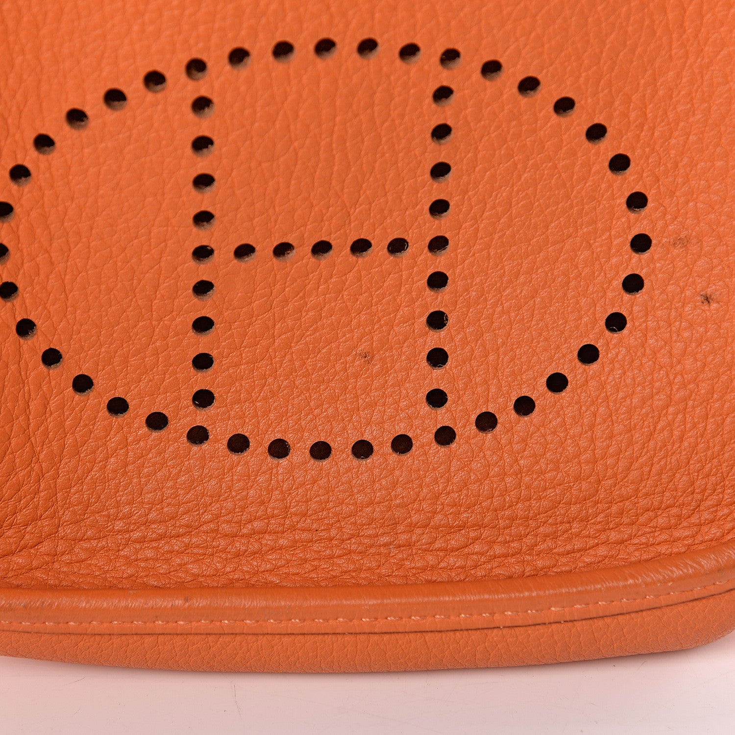 Hermes Taurillon Clemence Evelyne TPM Orange 11 of 17