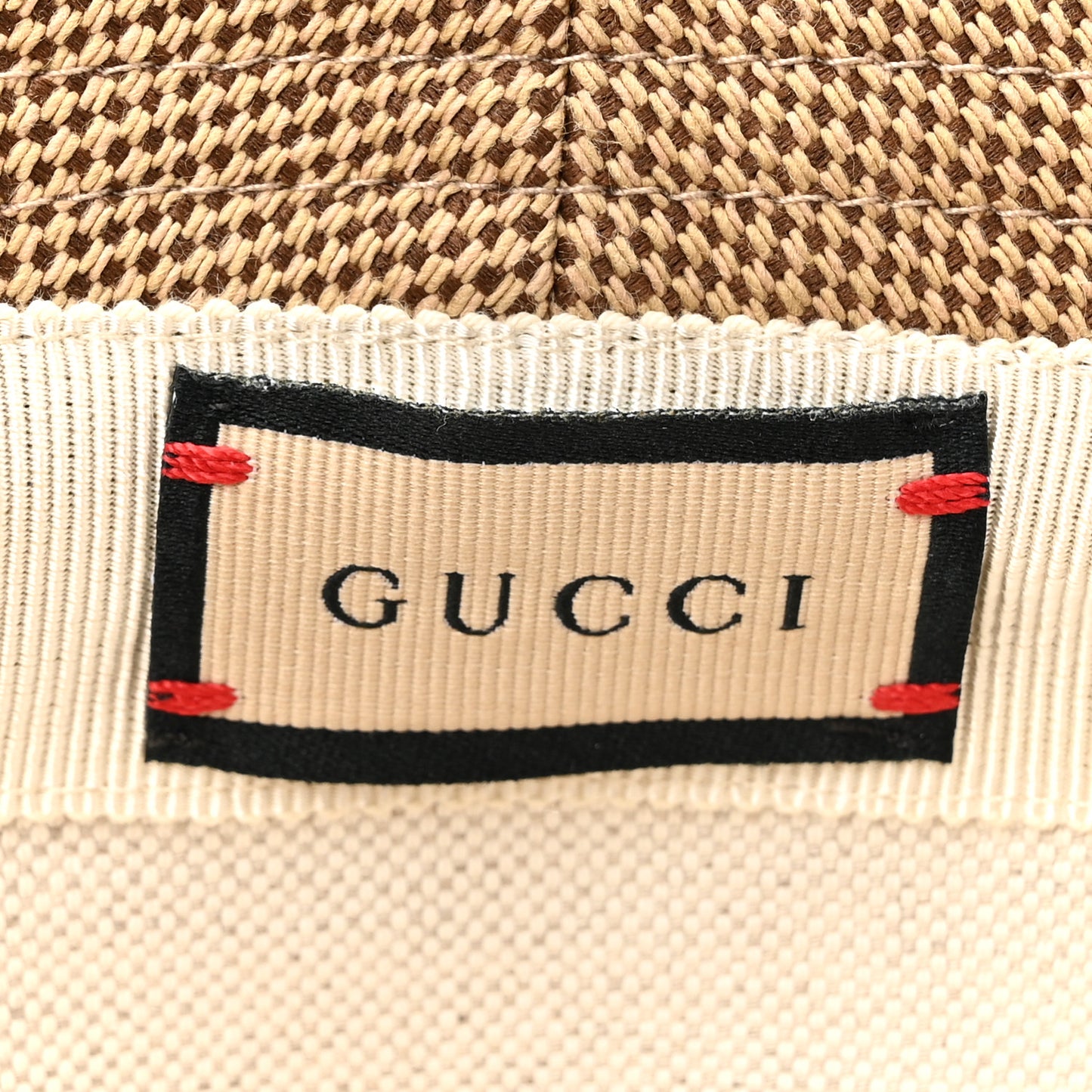 Monogram Jumbo GG Bucket Hat M Camel Ebony New Acero