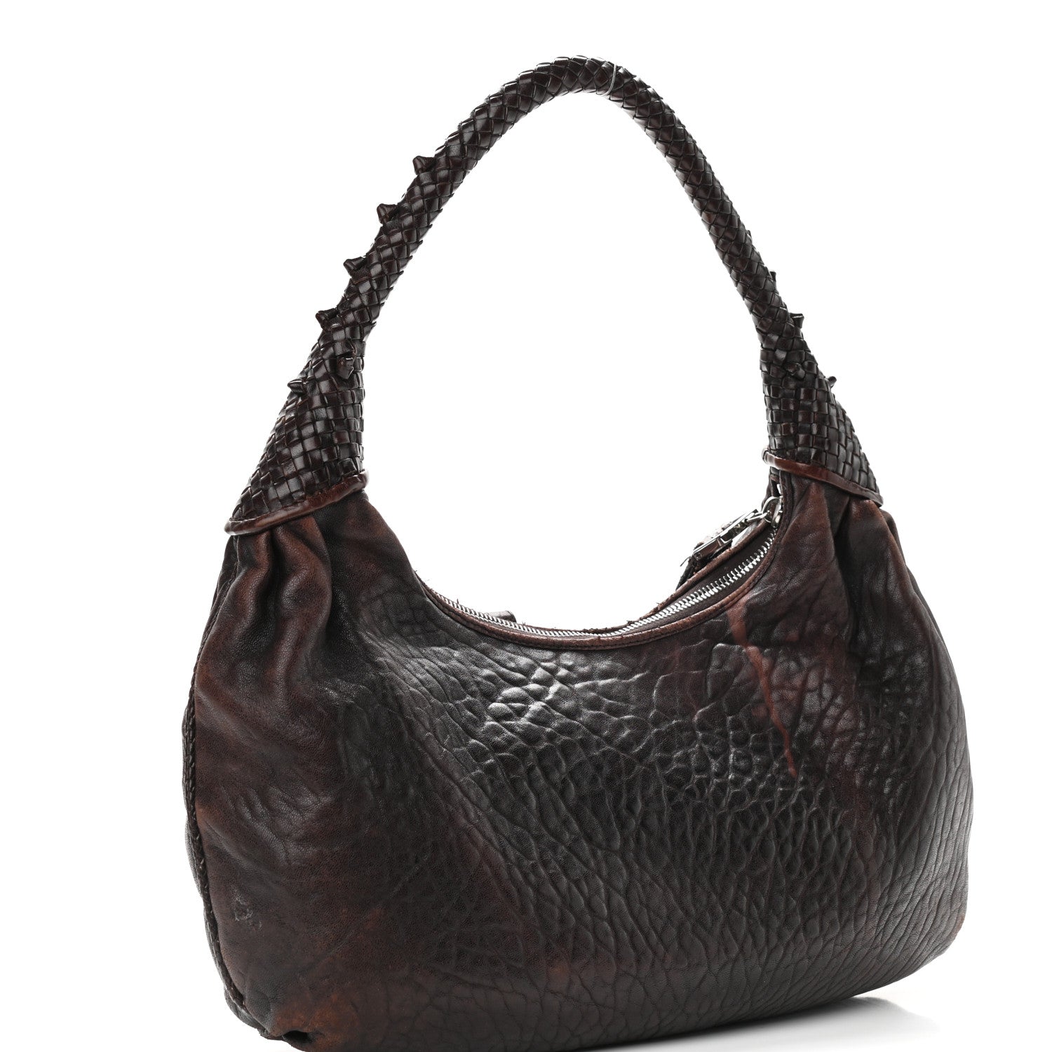 Fendi Nappa Nuvolata Spy Hobo Moro 3 of 15